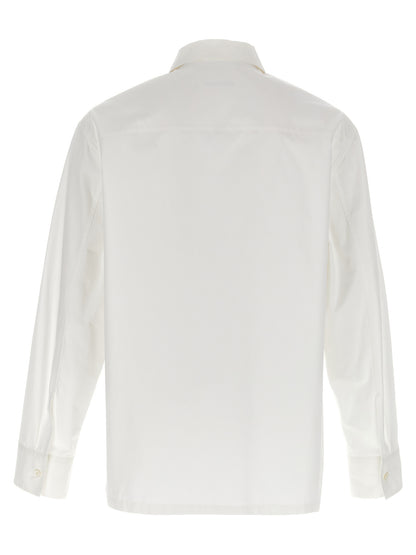 Jil Sander White Cotton Blouse