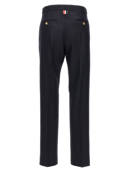 Thom Browne Blue Wool Casual Pants