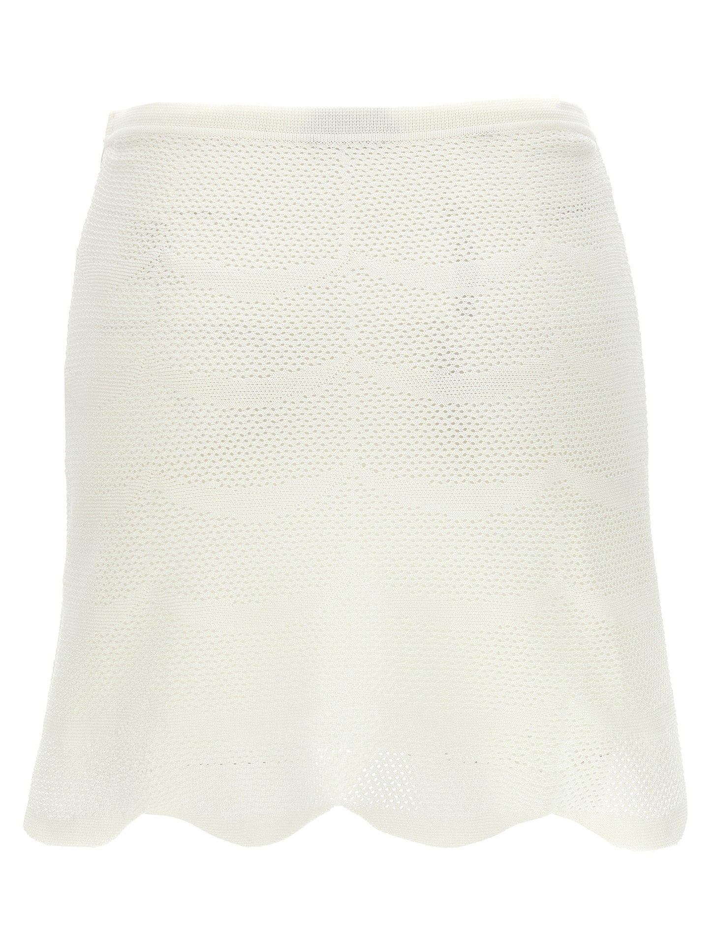 Tom Ford White Cotton Long Skirt