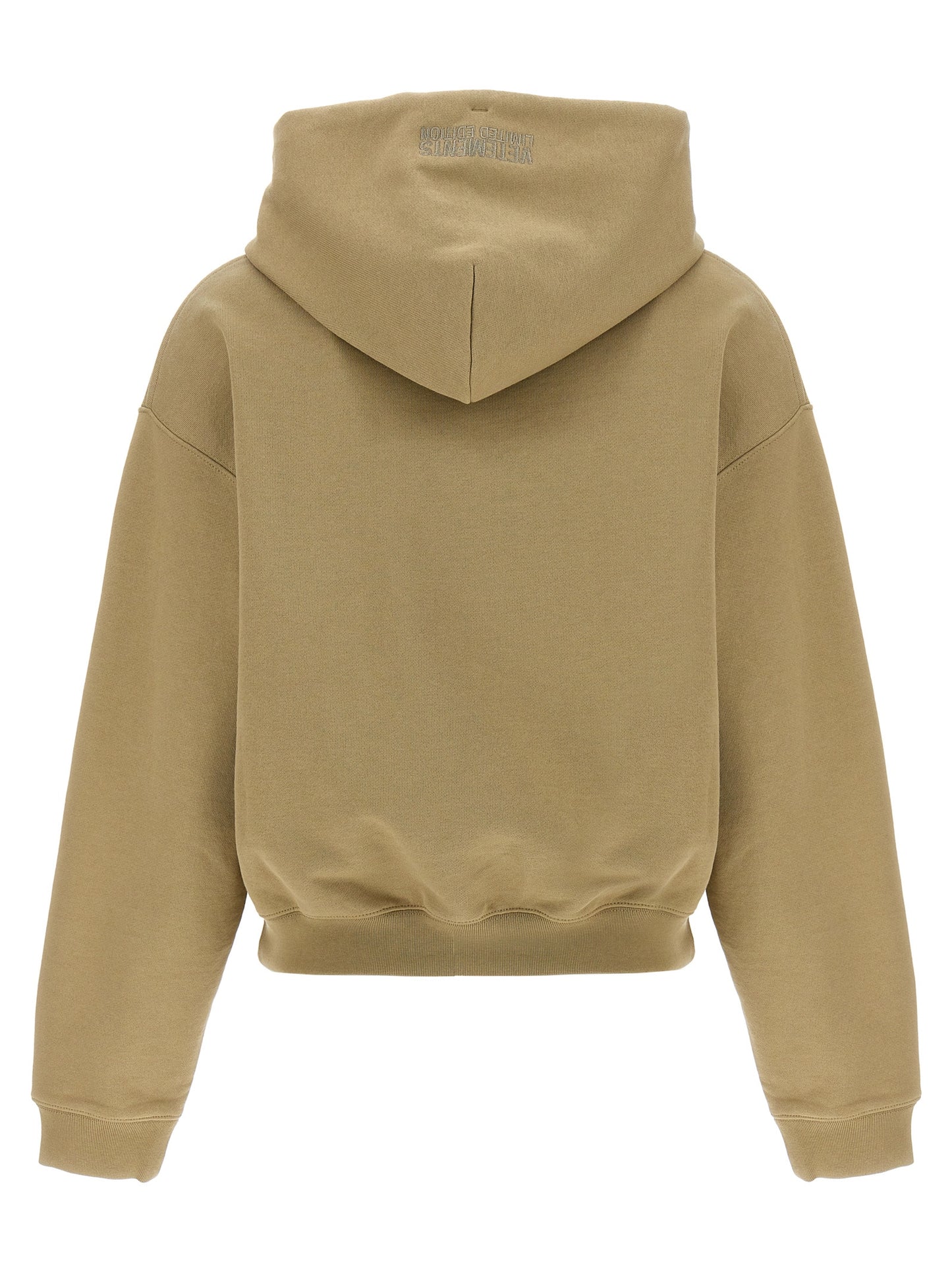 Vetements Beige Cotton Hoodie
