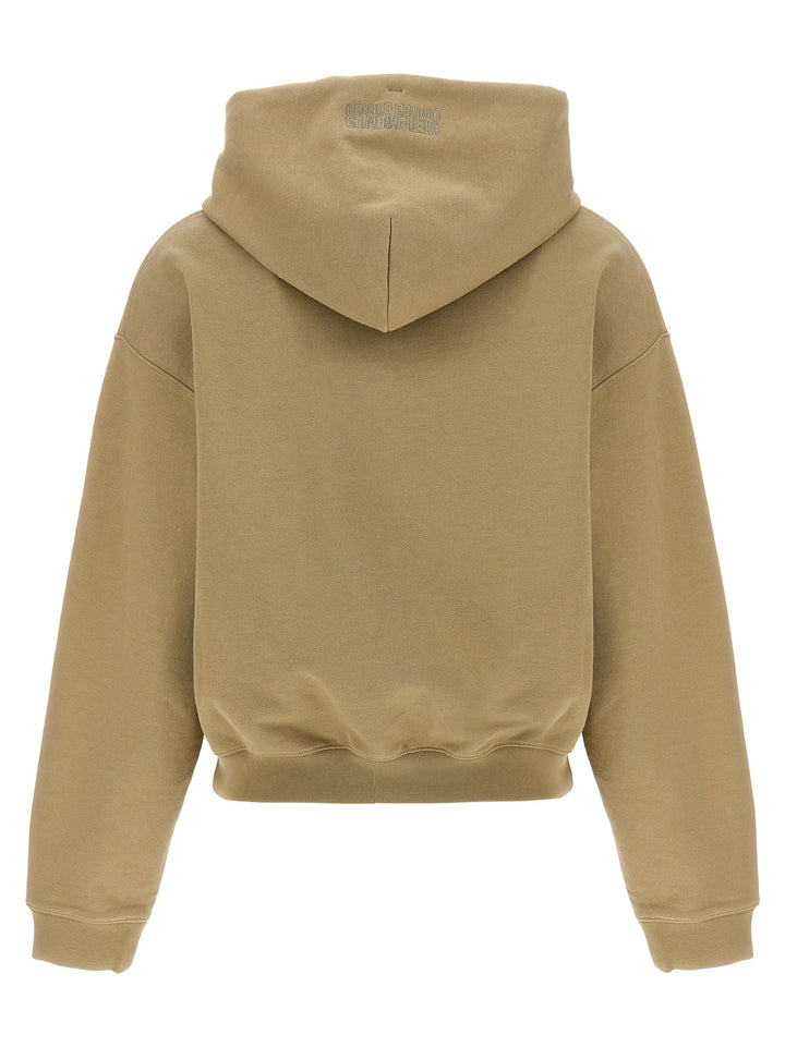 Vetements Beige Cotton Hoodie