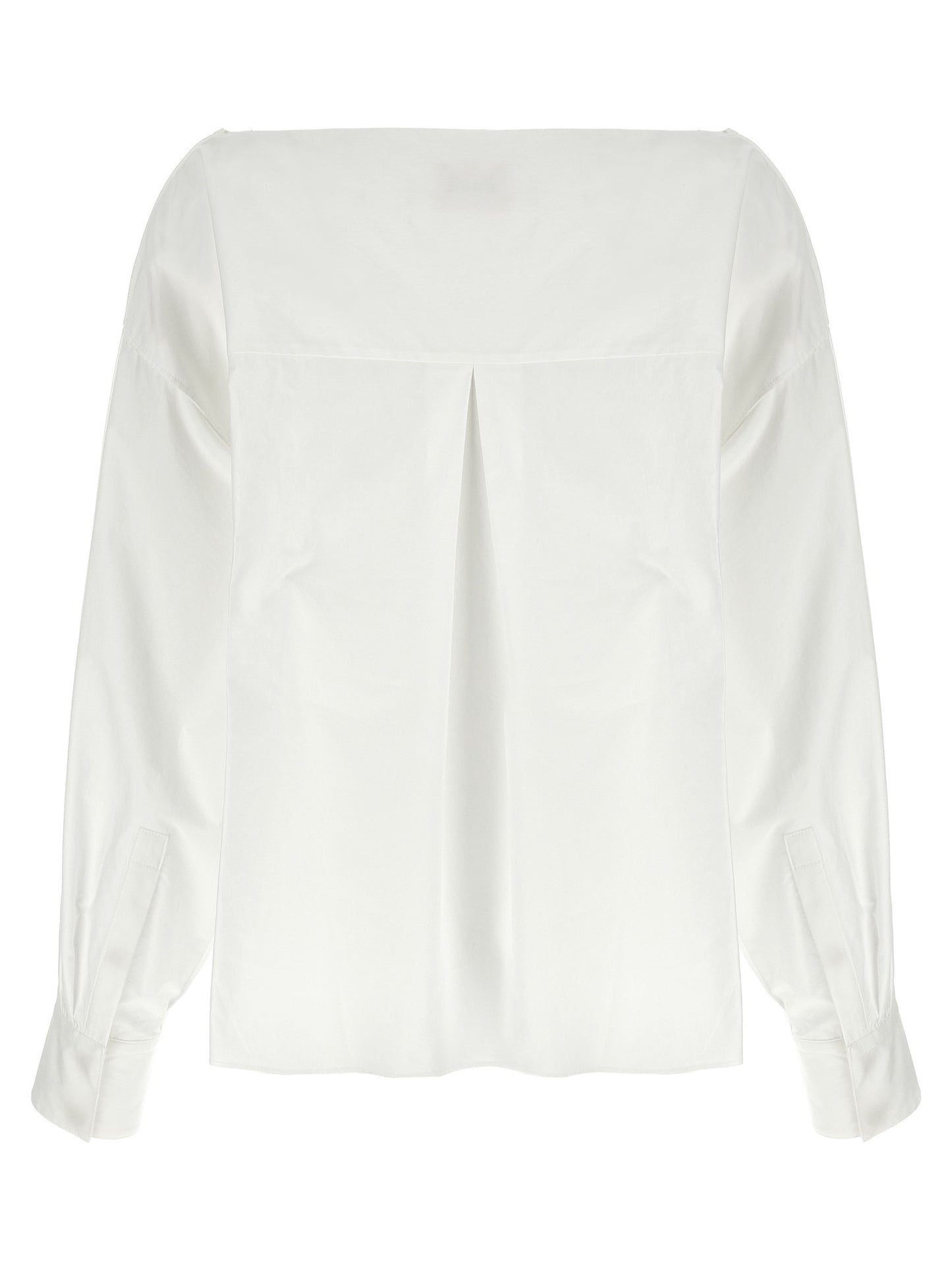 Khaite White Cotton Blouse