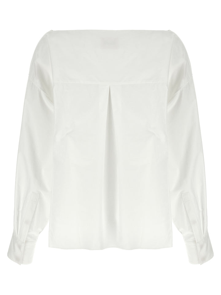 Khaite White Cotton Blouse