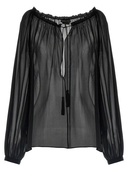 Tom Ford Black Silk Blouse