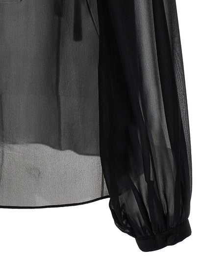 Tom Ford Black Silk Blouse