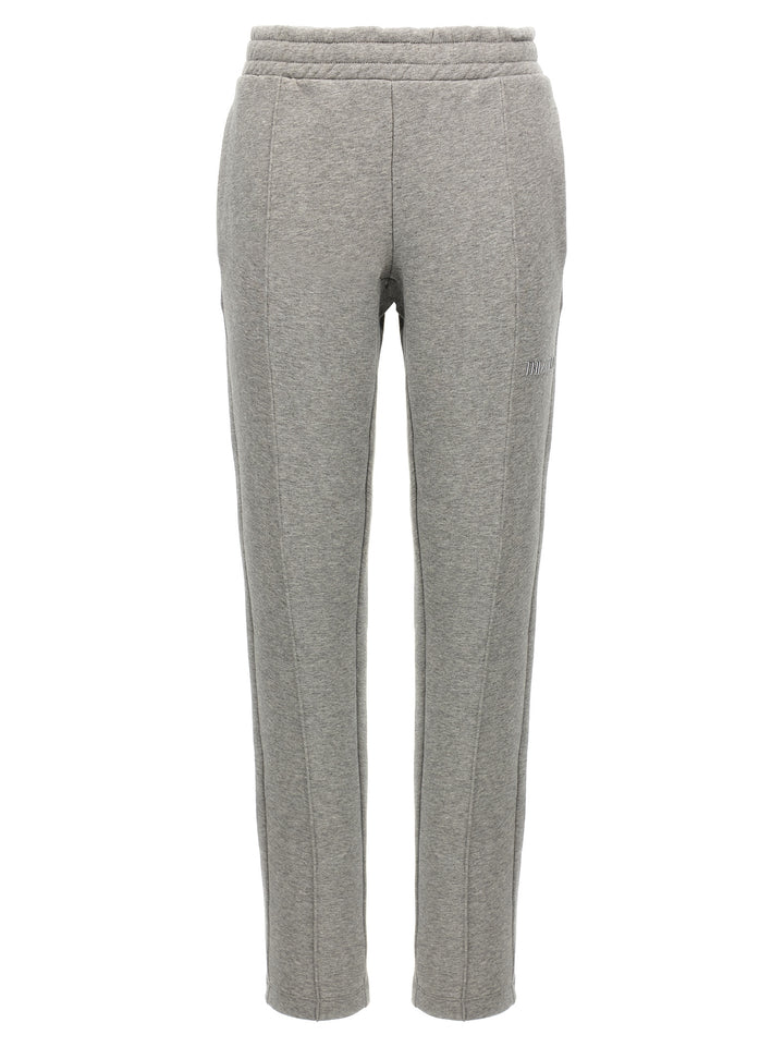The Attico Gray Cotton Joggers (Workout Pants)