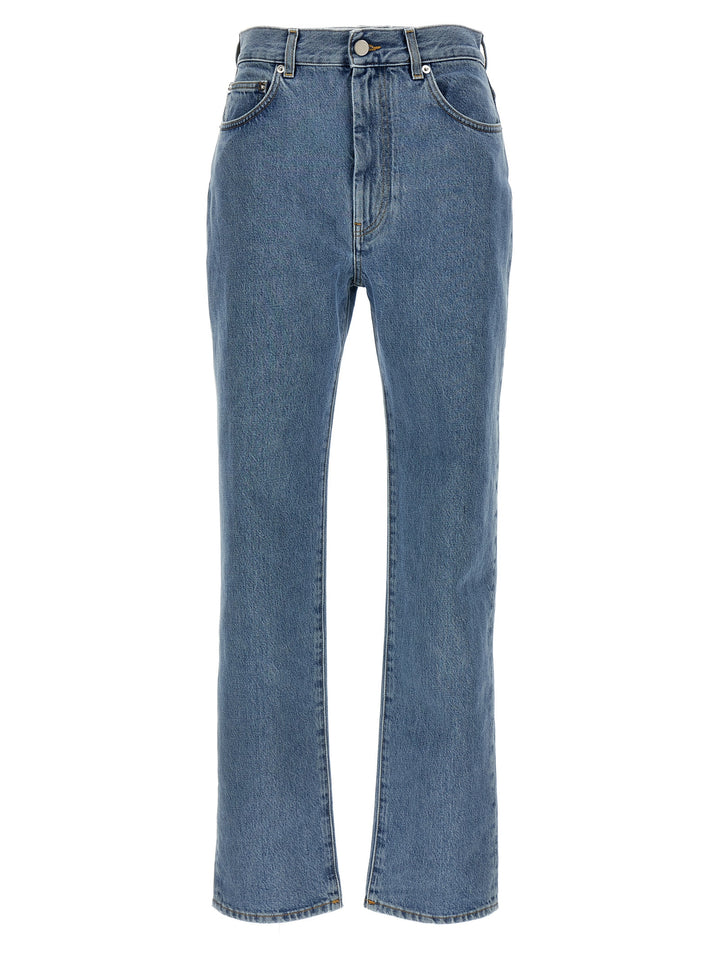 Loulou De Saison Blue Organic Cotton Straight-Leg Jeans