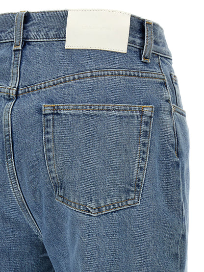 Loulou De Saison Blue Organic Cotton Straight-Leg Jeans