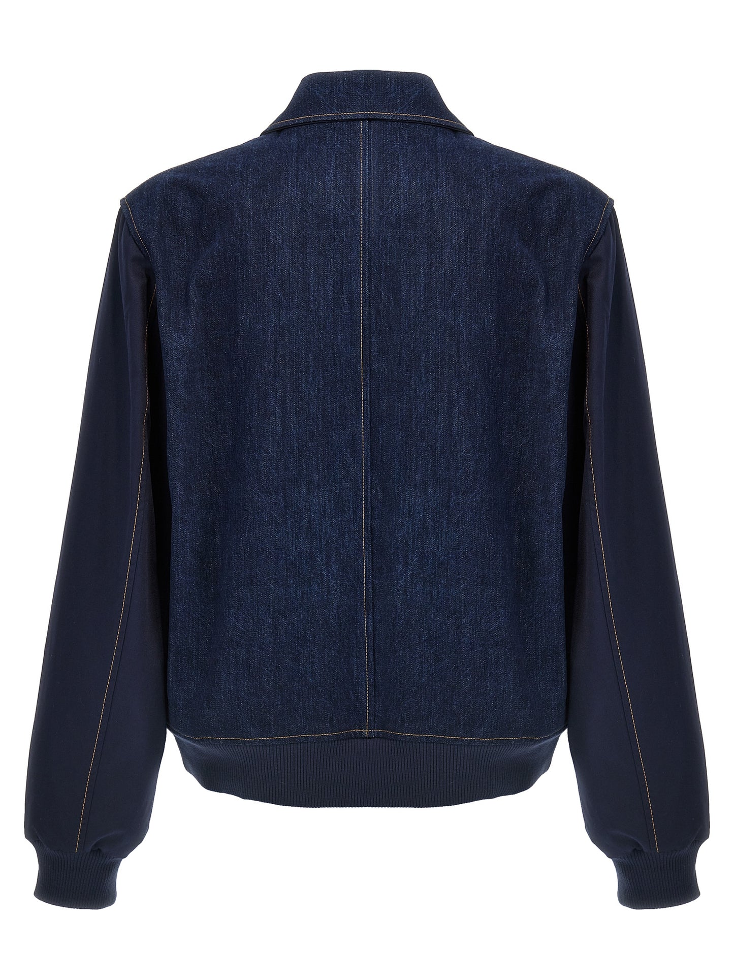 WALES BONNER Blue Cotton Denim Jacket