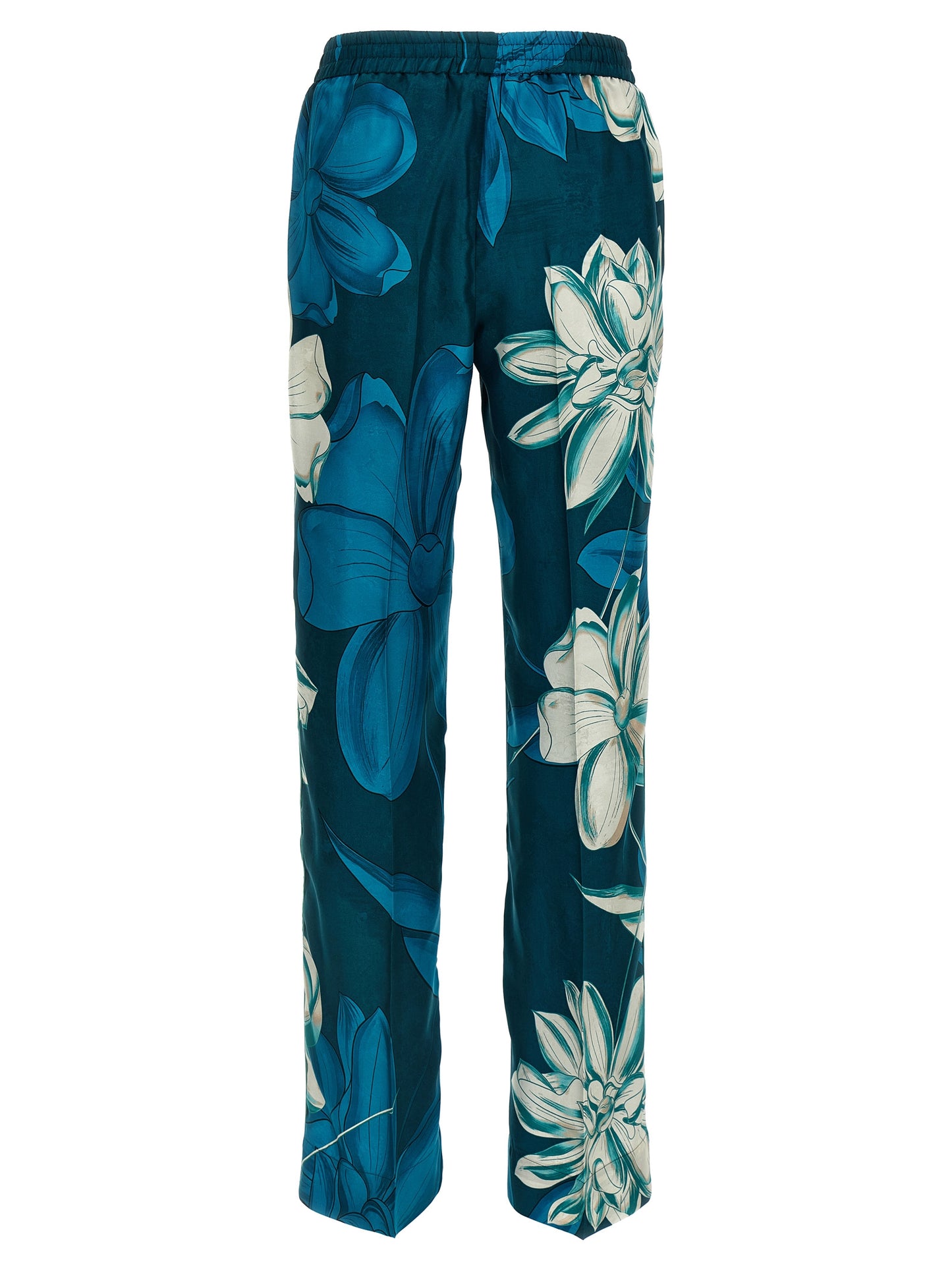 F.R.S. - FOR RESTLESS SLEEPERS Multicolor Silk Casual Pants