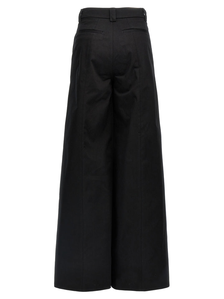 THELATEST Black Cotton Casual Pants