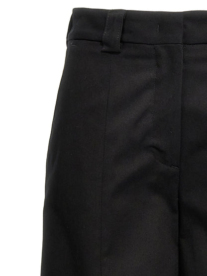THELATEST Black Cotton Casual Pants