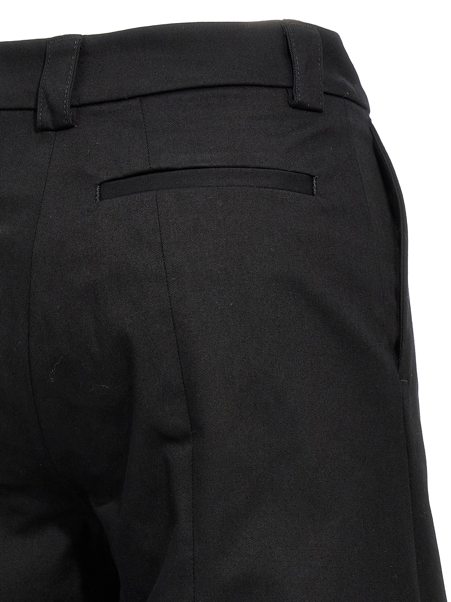 THELATEST Black Cotton Casual Pants