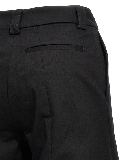 THELATEST Black Cotton Casual Pants