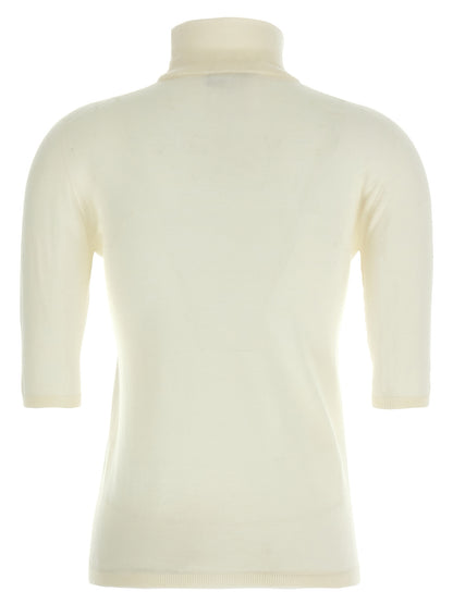 Max Mara White Virgin Wool Cardigan