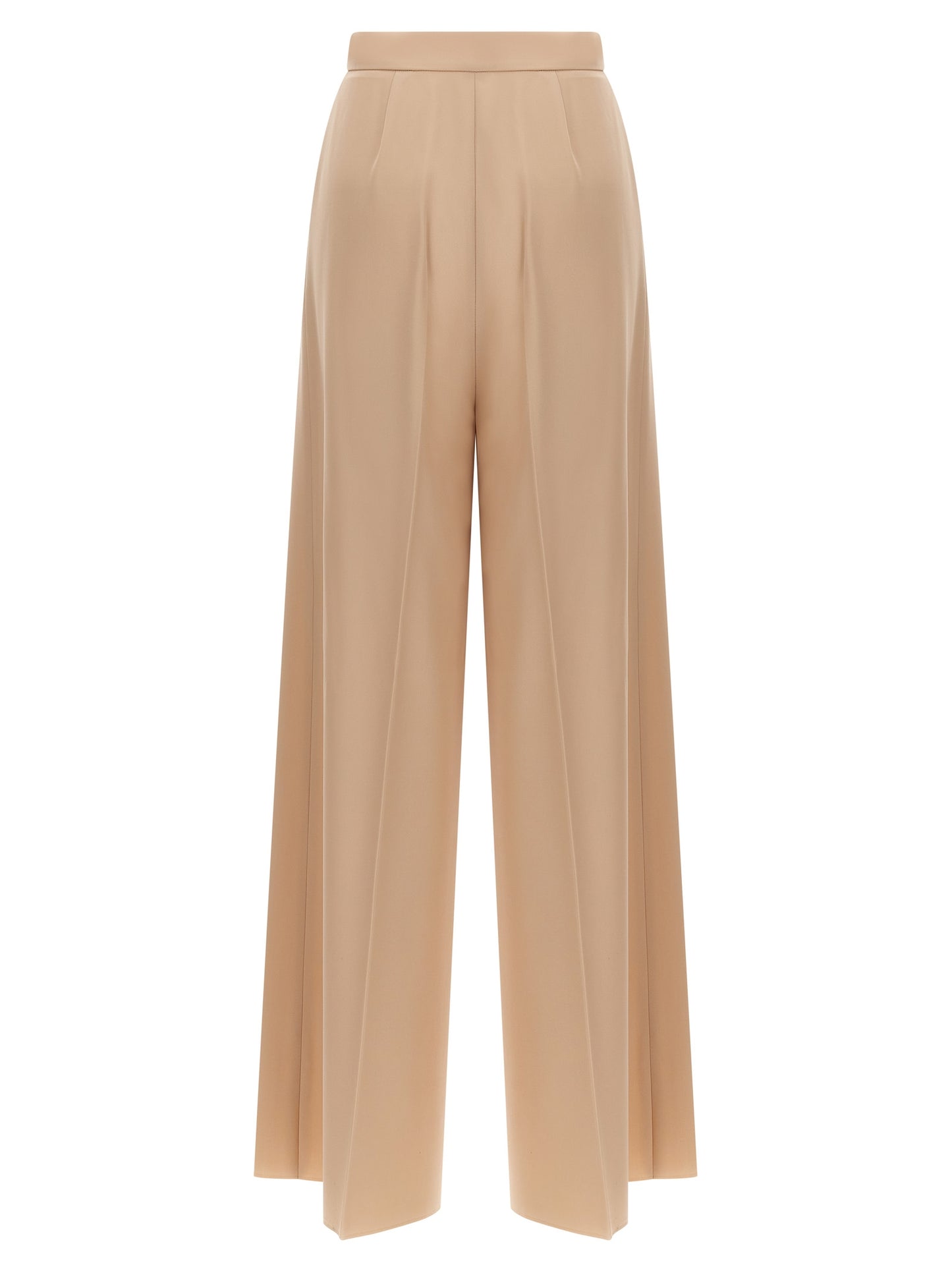 Max Mara Beige Virgin Wool Casual Pants
