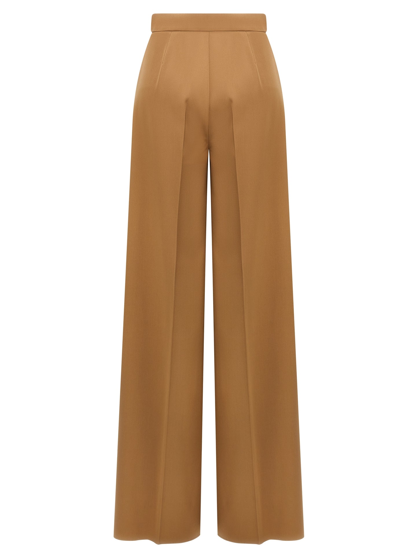 Max Mara Brown Virgin Wool Casual Pants