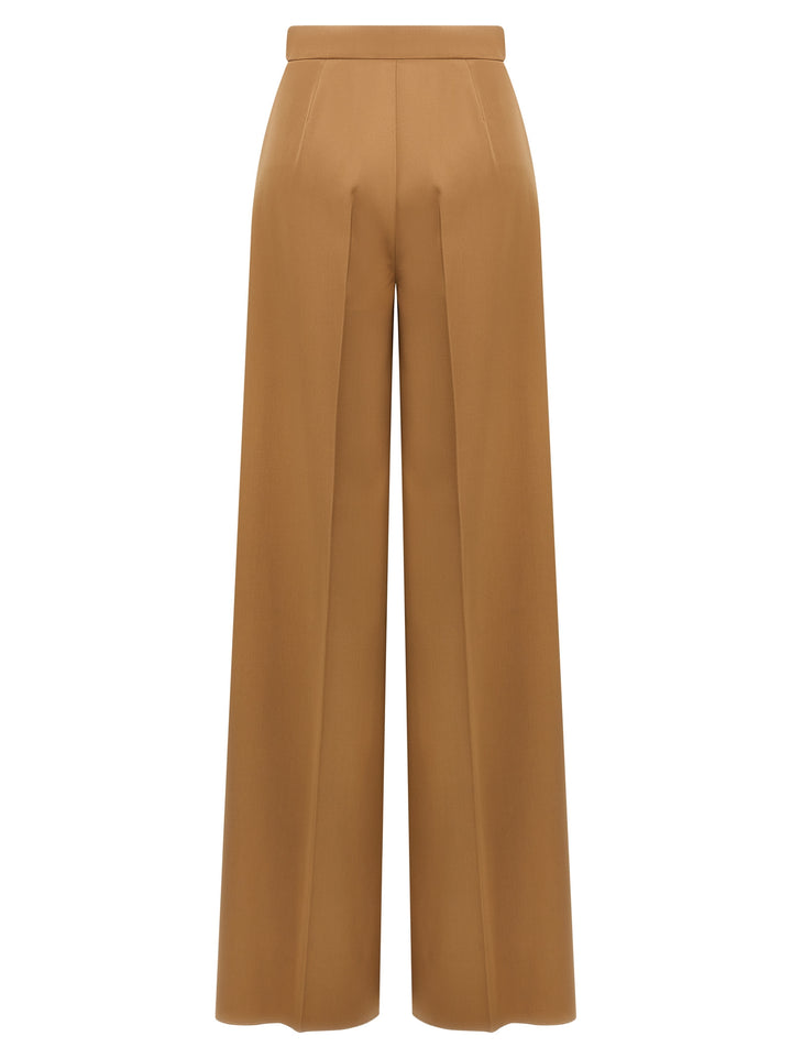 Max Mara Brown Virgin Wool Casual Pants