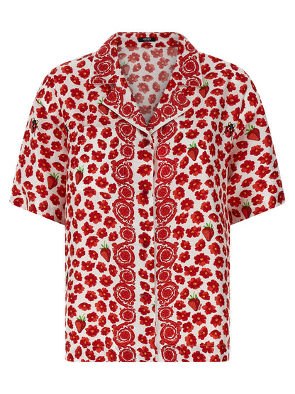 Versace Multicolor Silk Blouse