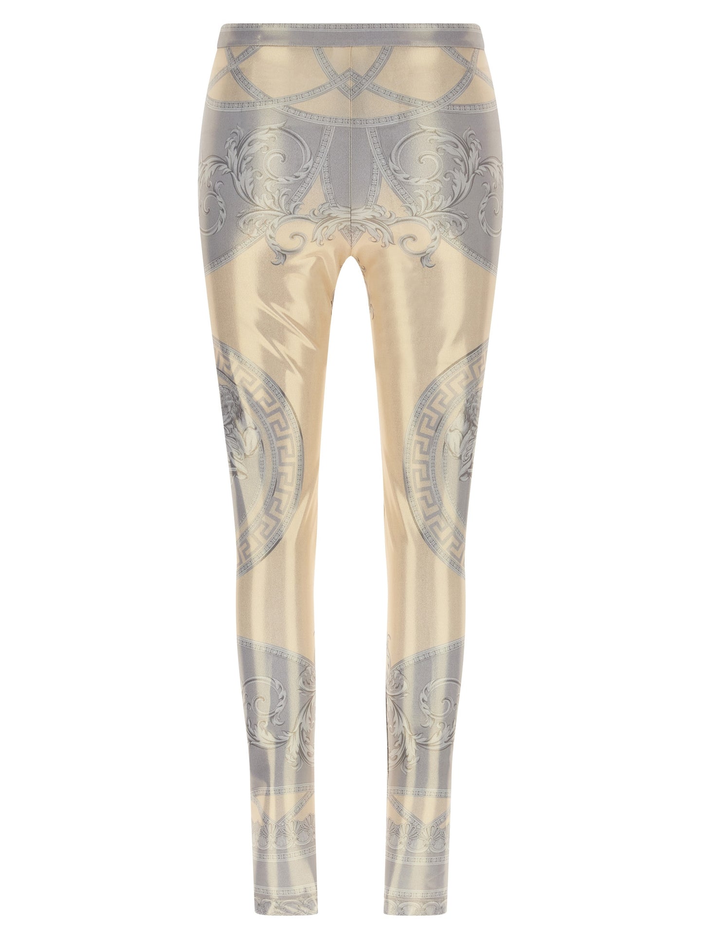 Versace Multicolor Polyester Leggings