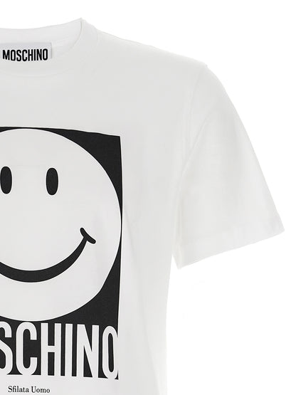 Moschino White Cotton T-Shirt