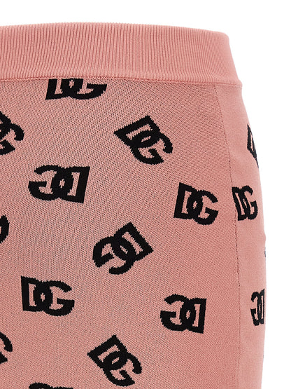 Dolce & Gabbana Multicolor Viscose Midi Skirt