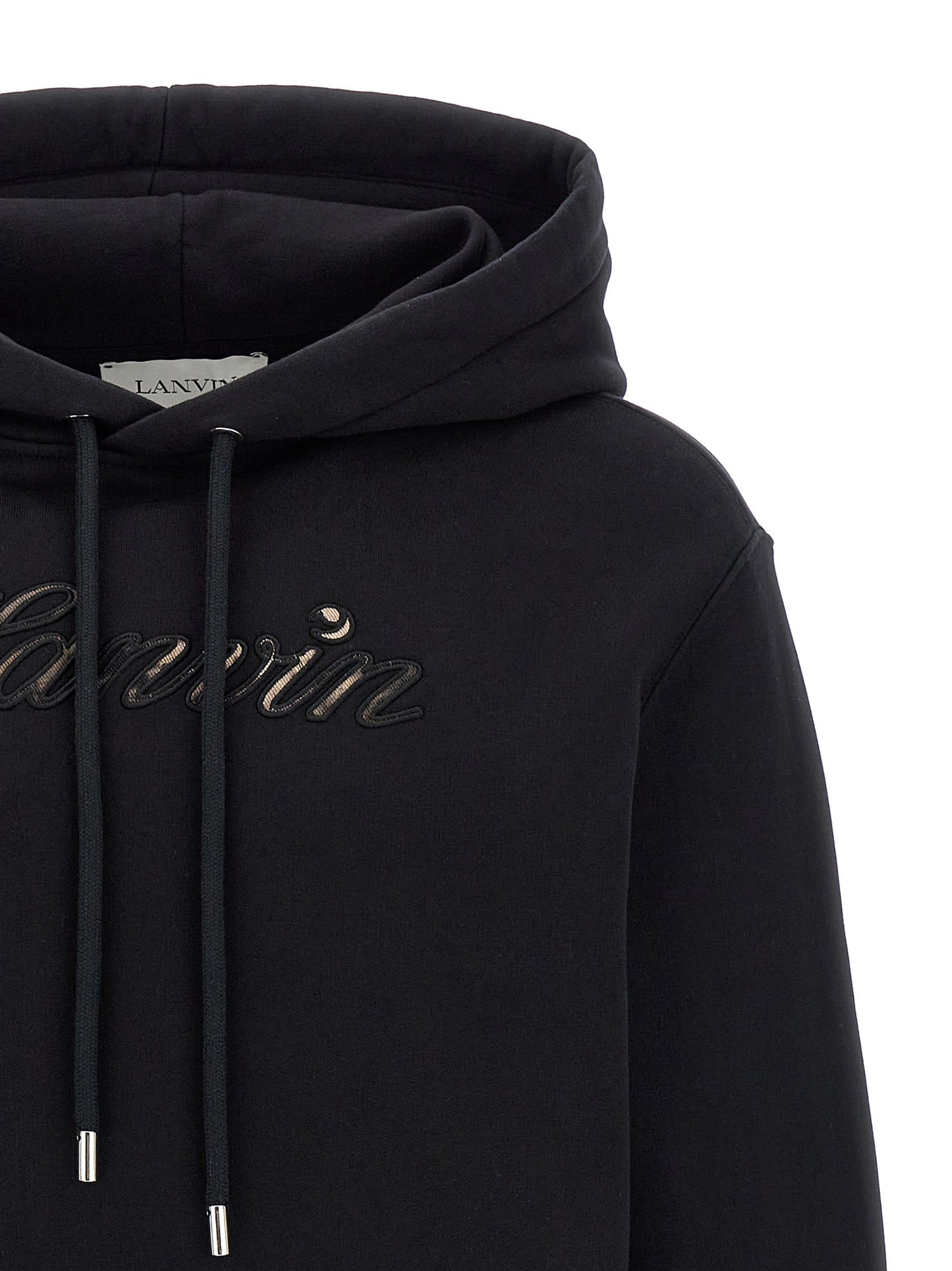 Lanvin Black Cotton Sweatshirt