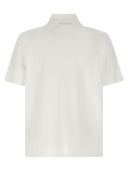 Balmain Bicolor Cotton Polo Shirt