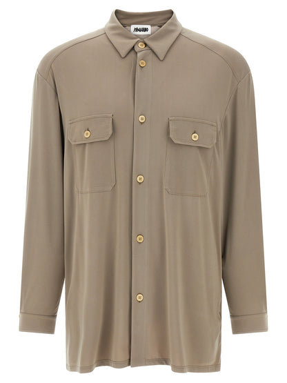 Magliano Gray Polyester Blouse
