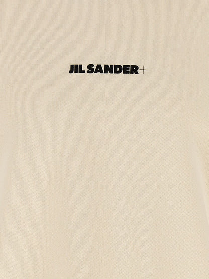 Jil Sander Beige Cotton Sweatshirt