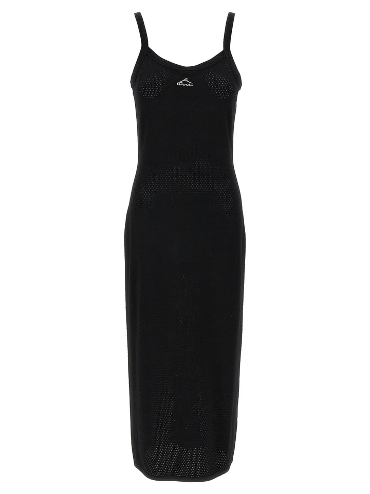 T BY ALEXANDER WANG Black Viscose Midi Dress