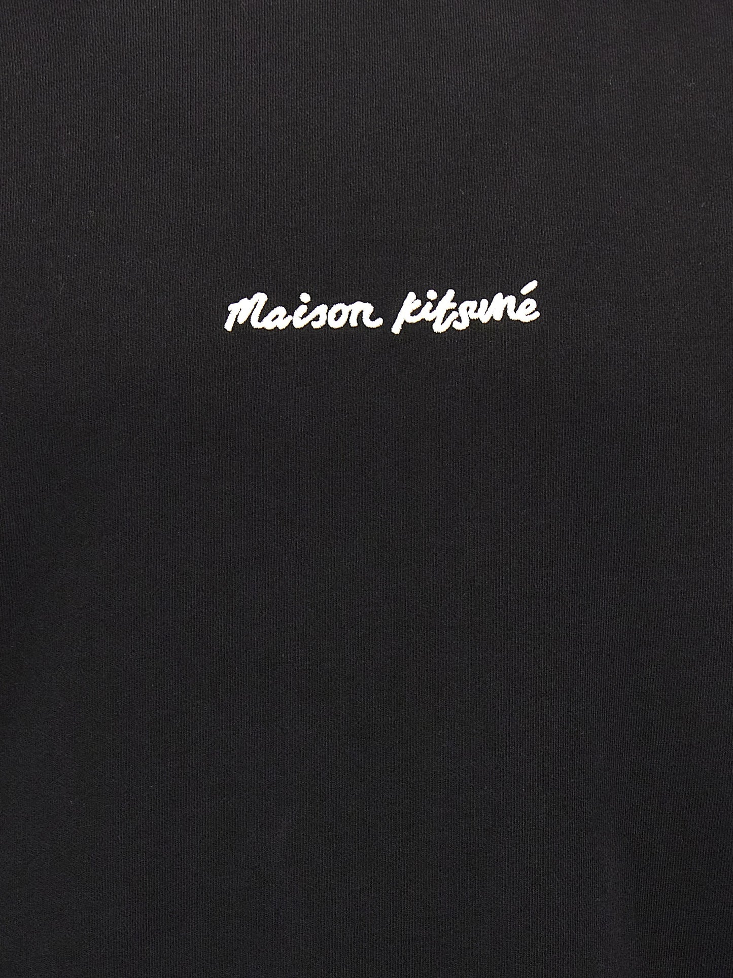 Maison Kitsuné Black Cotton Sweatshirt