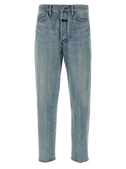 Fear Of God Blue Cotton Jeans Denim