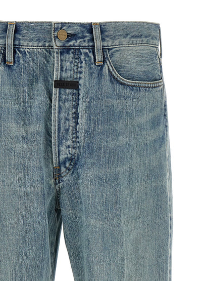 Fear Of God Blue Cotton Jeans Denim