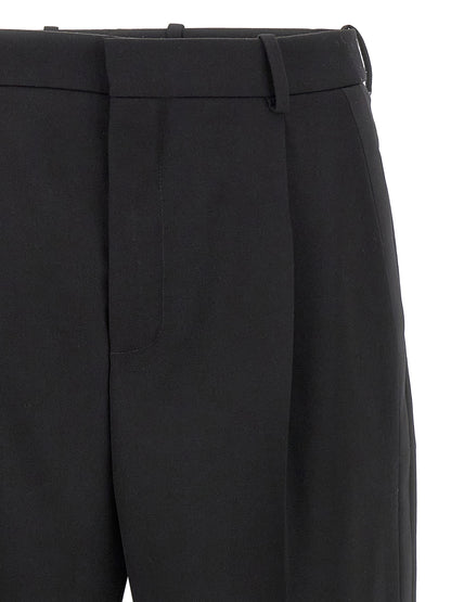 Saint Laurent Black Wool Dress Pants