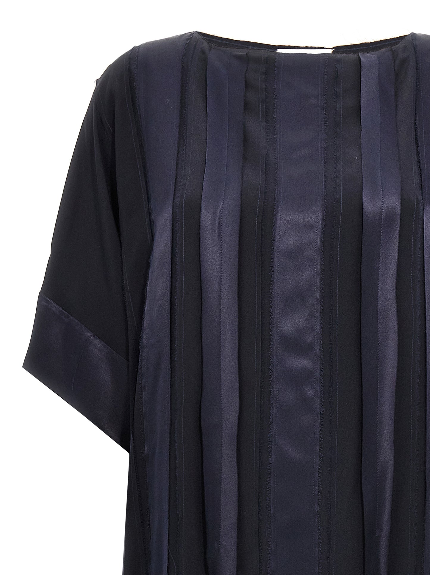 DI.LA3 PARI' Blue Silk Long Dress