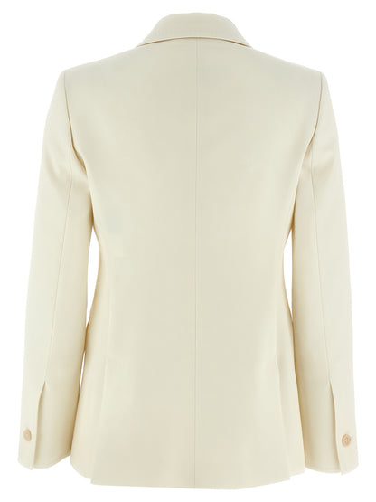 Max Mara White Virgin Wool Blazer