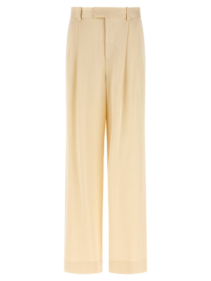 Armarium Beige Viscose Casual Pants