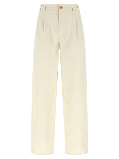 A.P.C. Beige Cotton Casual Pants