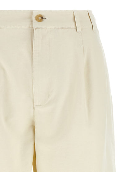 A.P.C. Beige Cotton Casual Pants