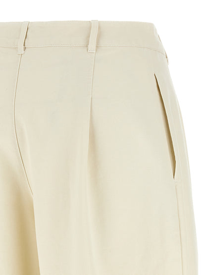A.P.C. Beige Cotton Casual Pants