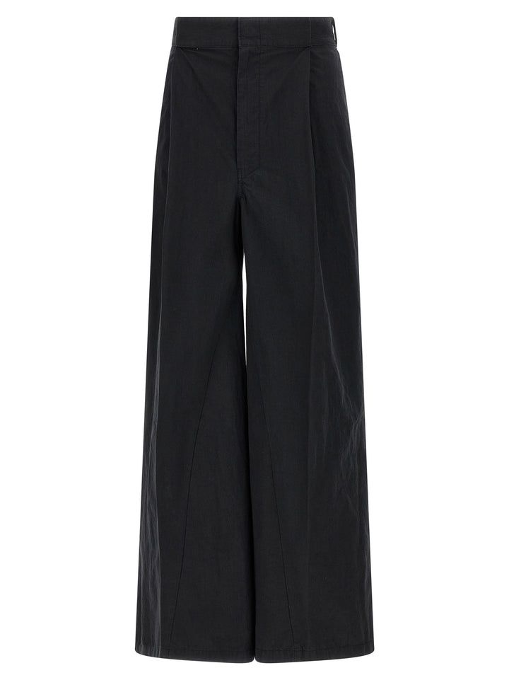 Maison Margiela Black Cotton Casual Pants