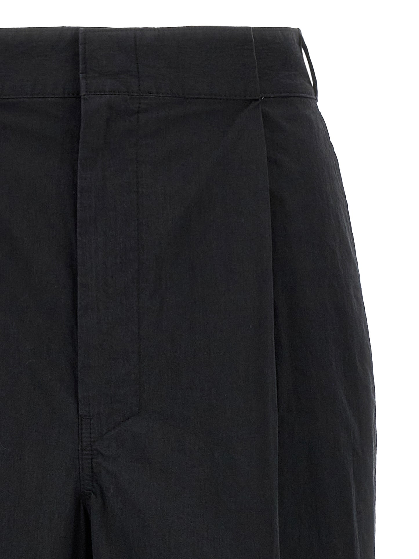 Maison Margiela Black Cotton Casual Pants
