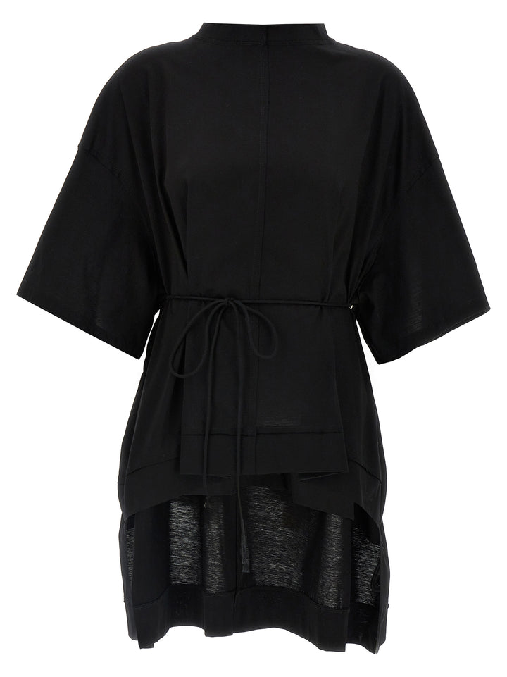 DI.LA3 PARI' Black Cotton T-Shirt