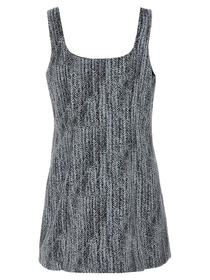 Ganni Multicolor Cotton Short Dress