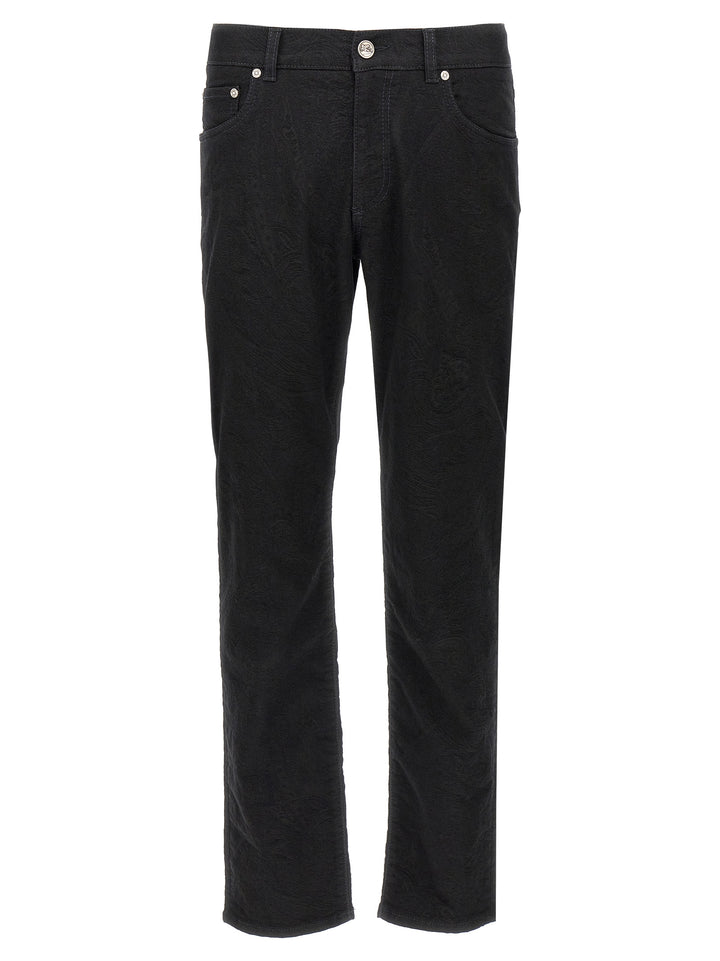 Etro Black Cotton Jeans Denim