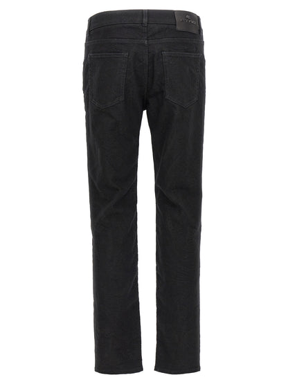 Etro Black Cotton Jeans Denim