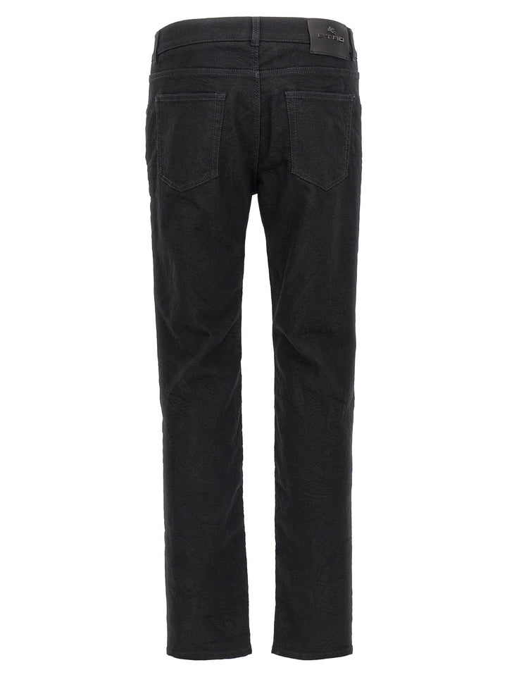 Etro Black Cotton Jeans Denim