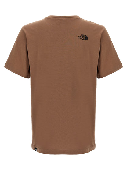 The North Face Brown Cotton T-Shirt
