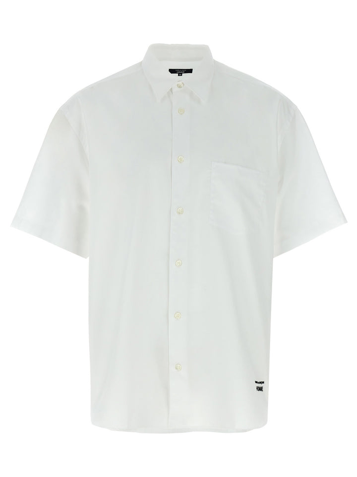 Comme Des Garçons White Cotton Blouse